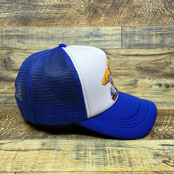 He-Man & Masters Of The Universe Unisex Trucker Hat Blue 1983 Cartoon Ball Cap - Picture 5 of 5
